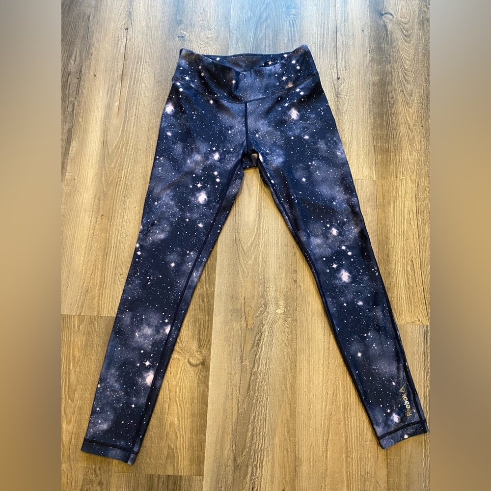 Reebok Starry Blue Leggings - Medium